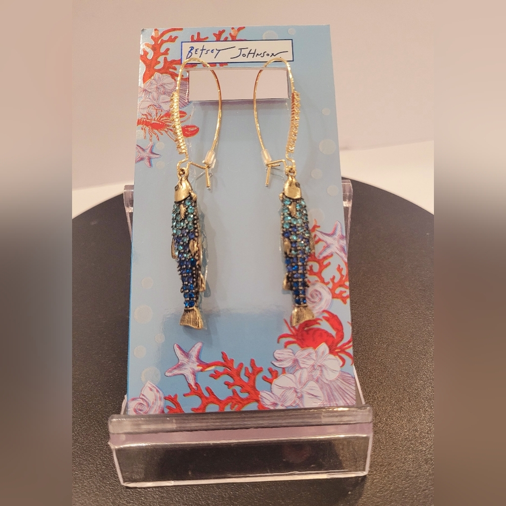Betsey Johnson Sardines Earrings
